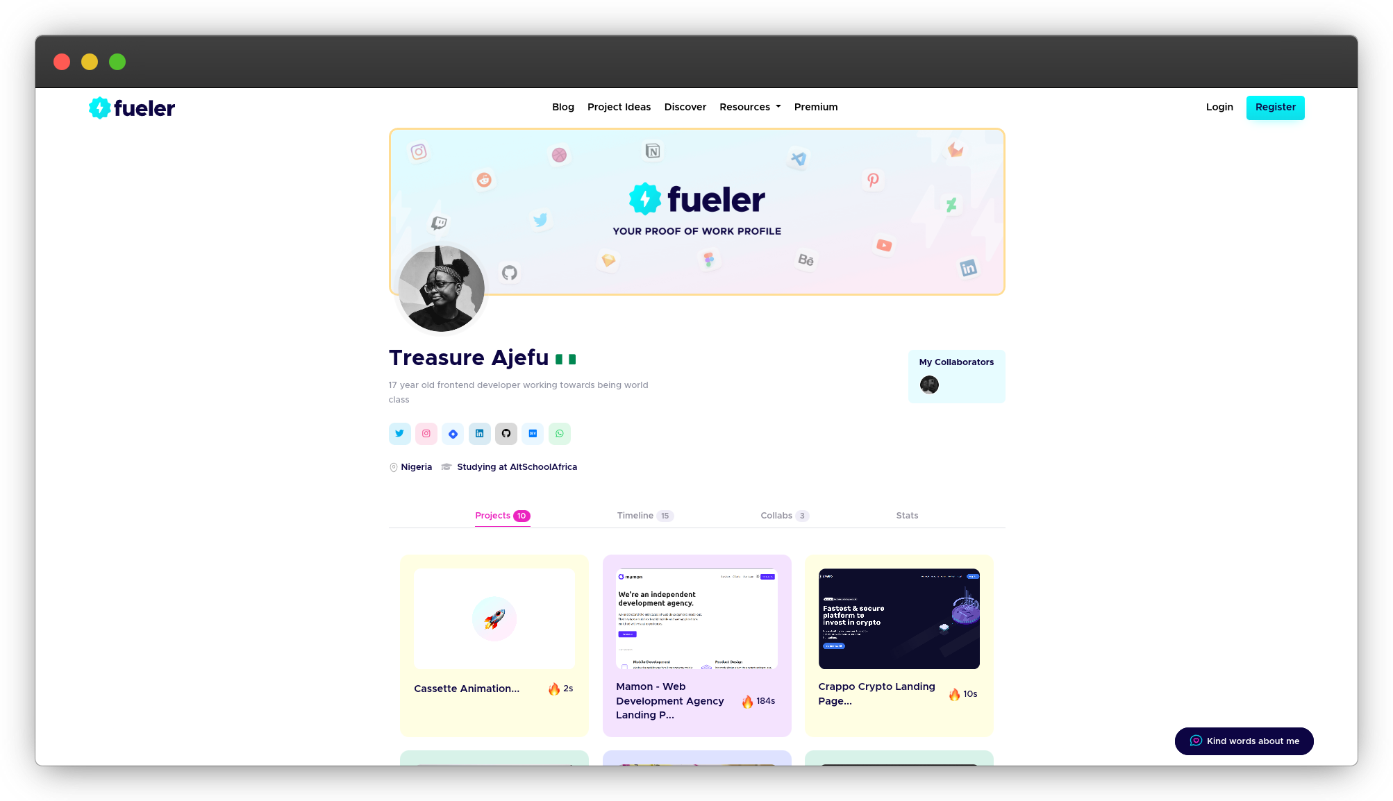 Treasure Ajefu's Portfolio