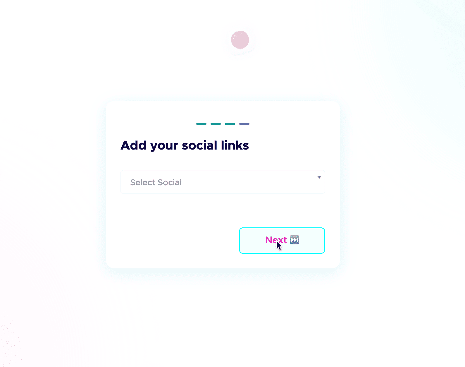 Add your social links