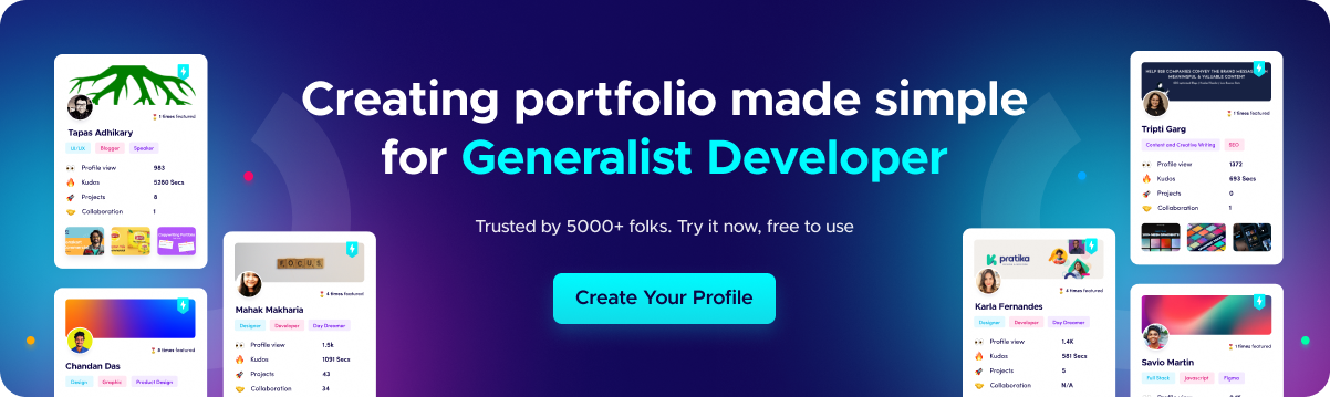 Create your portfolio today