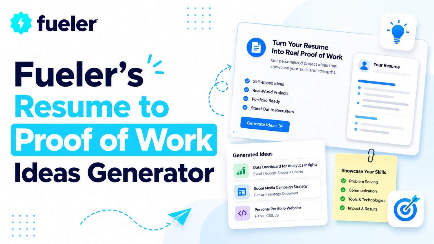 Introducing Fueler's Resume to Proof of Work Ideas Generator