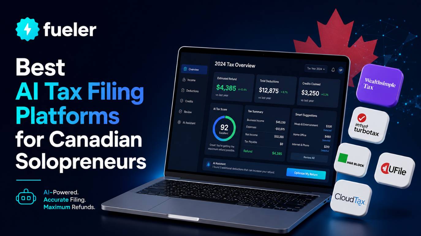 6 Best AI Tax Filing Platforms for Canadian Solopreneurs