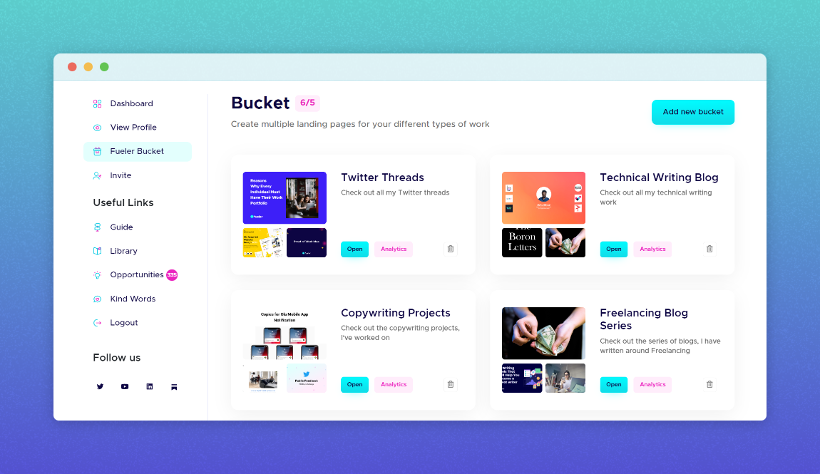 Anshu Fueler Buckets || Fueler.io