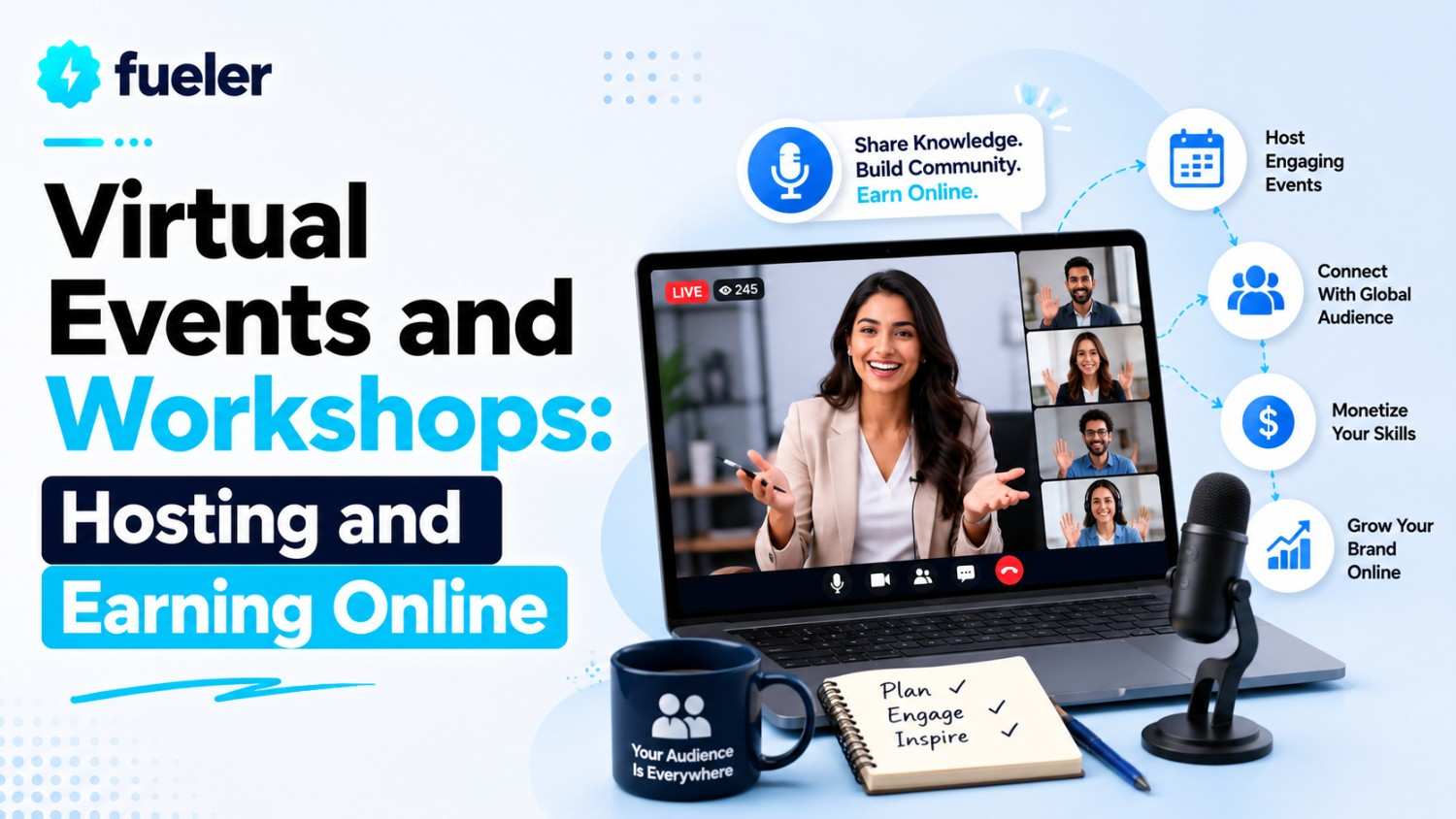 Virtual Events and Workshops: Hosting and Earning Online